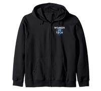 Women in Tech - Power of Women to Innovate Zip Hoodie