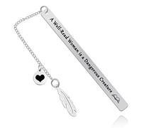 Women Inspirational Bookmarks Gifts Motivational Bookmark Gift for Friend Sister Graduation Christmas Birthday Gifts for Girls Women Bookmark Gifts Anniversary Thanksgiving Bookmark Gifts for Women