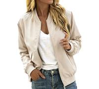 Women Jacket Women's Fashion - Versatile Solid Colored Loose Fit Jacket For And Casual Everyday Outerwear Lightweight Unisex Shoulder Relaxed Coat Suitable For Daily Life Work And Travel