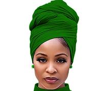 Women Jersey Headwrap Turban Hijab Headscarf Beach Sarong Scarf Party Shawl Wrap