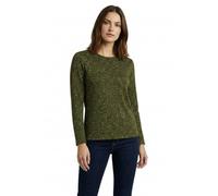 Women Jersey Sparkly Shirts Glitter Blouse Stretchy Long Sleeve Shiny Metallic Party Tops (Khaki, Lad 12)