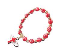 Women Jewelry Set Angel Wing Bracelet for Boy and Girl Baptism/Christening Bautizo Recuerdos Church Event Leopard Watches for Women (A, One Size)