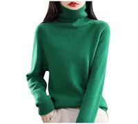 Women Jumpers and Sweaters New Half High Collar Knitted Sweater Women's Autumn Winter Short Pullover Solid Color Loose Sweater Thickened Bottoming Shirt Dropshipping Womens Jumpers Size 10 Sales