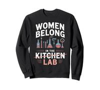 Women Kitchen Lab Chemistry Lab Technician Lab Scientist Sweatshirt
