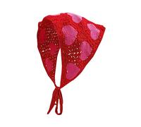 Women Knit Hairband With Frog/Heart Pattern Outdoor Camping Photo Hairband Spring Knit Headband For Girls