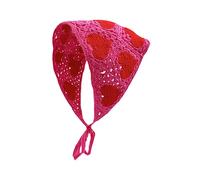 Women Knit Hairband With Frog/Heart Pattern Outdoor Camping Photo Spring Headband For Girls