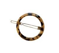 Women Korean Hair Clips Vintage Leopard Amber Tortoise Color Ha