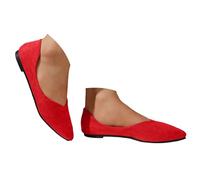 Women Lace V Neck Ballet Flats Textured Surface Thin Flat Sole Elegant Shoes for Office, Ceremony and Daily Wear, Slim Fit for Different Outfit Styles