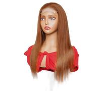 Women Lace Wig Ash Blonde Closure Wigs Indian Human Hair Wig 150 26inches##30