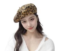 Women Ladies French Beret Hat Wool Beret Fancy Dress Accessory French Classical Style Cap Solid Color French Beanie Cap Newsboy Baker Hat French Artist Beret Hat Vintage Winter Autumn Warm Beret Hat