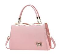 Women Ladies Trendy Bow Fashion Sport Messenger Shoulder Handbag Bags Shopper For Women, pink, One Size