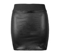 Women Ladies Wet Look Shinny Faux Leather Short PVC Mini Skirt