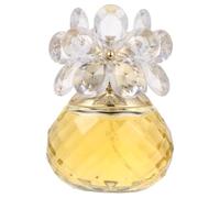 Women Lady Girl Floral Perfume 55ml Glass Bottle Yellow | Portable, Lightweight, for Wrists and Neck, after Showering, before You Go the Morning