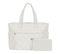 Women Laptop Bag - Stylish Computer Case, Spacious Business Tote Bag | Large Capacity Laptop Bag with Compartments for Work, Travel, white, Se référer à la description