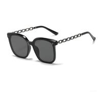 Women Large Frame Sunglasses Stylish Thin PC Eyewear with Comfortable Nose Pads for Travel and Daily Wear Gray Large Frame Sunglasses Women Oversized Sun Glasses(B)