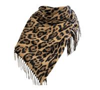 Women Large Leopard Animal Print Lightweight Soft- Rectangle Everyday Scarf Women Fall Winter Scarf Classic Leopard Print Scarf Warm Soft Chunky Large Blanket Wrap Shawl Scarves (1A-Yellow, One Size)