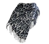 Women Large Leopard Animal Print Lightweight Soft- Rectangle Everyday Scarf Women Fall Winter Scarf Classic Leopard Print Scarf Warm Soft Chunky Large Blanket Wrap Shawl Scarves 1 (1A-Grey, One Size)
