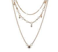 Women Layered Necklace Multi-Layer Star Long Chain Pendant Necklace Chain Creative And Exquisite Workmanship