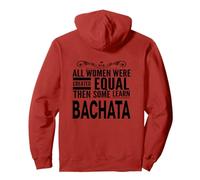 WOMEN LEARN BACHATA Latin Dancing Lover Statement Fun Design Pullover Hoodie