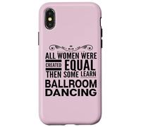 WOMEN LEARN BALLROOM DANCING Dancer Foxtrot Waltz Tango Case for iPhone X/XS