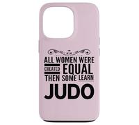 WOMEN LEARN JUDO Girl Japanese Martial Arts Funny Sensei Case for iPhone 13 Pro