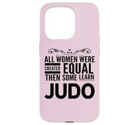 WOMEN LEARN JUDO Girl Japanese Martial Arts Funny Sensei Case for iPhone 15 Pro