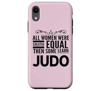 WOMEN LEARN JUDO Girl Japanese Martial Arts Funny Sensei Case for iPhone XR
