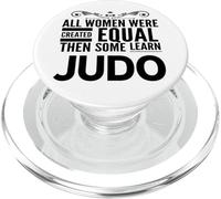 WOMEN LEARN JUDO Girl Japanese Martial Arts Funny Sensei PopSockets PopGrip for MagSafe