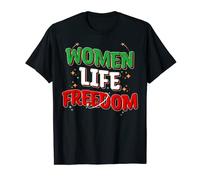 WOMEN LIFE FREEDOM, Iranian Flag Women of Iran T-Shirt