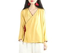 Women Linen Chinesetraditional Kung Fu Uniform Tea Set Sprin Tang Suit Tai Chi Robes Female Oriental Hanfu