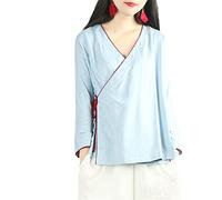 Women Linen Chinesetraditional Kung Fu Uniform Tea Set Sprin Tang Suit Tai Chi Robes Female Oriental Hanfu