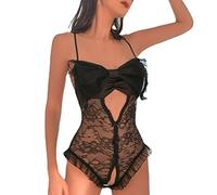 Women Lingerie Set Sexy Dresses for Women Sex Ladies Lace Princess Wind Pure Desire Senior Sexy Bow Suit Erotic Underwear Belts (Black, One Size)