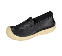Women Loafers & Moccasins Black Flat Shoes Women Beach Sandals Summer Sending Out Wear Leisure Ladies Single Shoes Breathable Comfortable Middle and Elderly Mother Summer (Black,5)