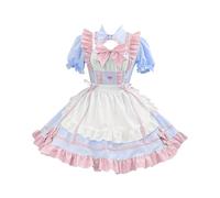 Women Lolita Dress,Ladies Fashion Daily Cute Maid Dresses,Short Sleeve Court-Style Mini Dress,Medieval Renaissance Victorian Gothic Dresses,Oktoberfest Halloween Carnival Beer Cosplay Costumes S-5XL