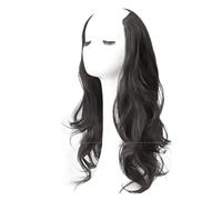 Women Long Curly Invisible Seamless V-shaped Wig Simulated Increase Volume Fluffy High-level One-piece Hair Extension(BBE606)