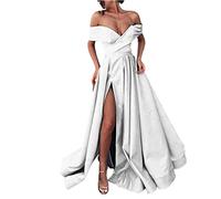 Women Long Evening Dresses Elegant Cocktail Dress Black Long Sleeve Ball Dresses Women's Long Women's Elegant Halterneck Backless Long Dresses Crisn Satin Spaghetti Party Evening Dress for Dresses
