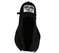 Women Long Hair Wigs Caps Fashion Adjustable Baseball Hat With Wigs Cosplay Dress Up Accessories Unisex Wigs Hat Headwear
