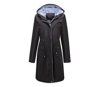 Women Long Waterproof Jacket Hooded Long Waterproof Coats Women Long Waterproof Coats for Women Waterproof Coat Women Knee Length Raincoat Women Rain Coats for Women Waterproof Womens Coat
