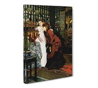Women Looking At Art By James Tissot Classic Painting Canvas Wall Art Print Ready to Hang, Framed Picture for Living Room Bedroom Home Office Décor, 24x16 Inch (60x40 cm)