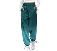 Women Loose High Waist Street Rock Style Casual Pants with Pockets Harem Pants for Women Yoga Boho Hippie Clothing Womens Palazzo Bohemian Trousers Indian Gypsy Genie Clothes Jogger Sporty Trousers