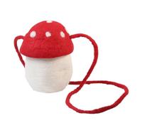 Women Lovely Phone Bag Trendy Crossbody Bag Small Shoulder Mushroom Wallet Purse Novelty Messengers Mushroom Crossbody For Kids Women Trend Shoulder Phone Messenger