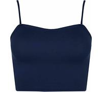 Women Low Back Comfort Lifting Bra Cami Bra Bralette Bra Ultra Crop Top Bra Ladies Yoga Sport Bra Comfort Yoga Top Bra Navy