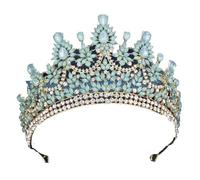Women Luxury Rhinestoness Tiaras For Bride Wedding Crown Headdress Princess Queen Birthday Prom Hair 1008
