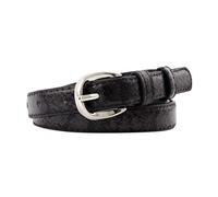 Women Man Unisex Vintage Leather Buckle Leisure Belt Trouser Accessories Belt for Big Men (Black, One Size)