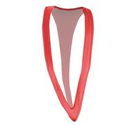 Women Mankini One-Piece Sling Shot Micro Bikini Halter Thong Teddy Bodysuit Swimwear (Red, One Size)