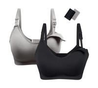 Women Maternity Nursing Bra Pregnancy Breastfeeding Bra Sleep Bralettes with Removable Pads…