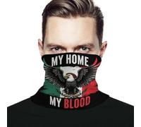 Women Men Balaclava My Home My Blood Mexican Eagle Flag Magic Headband Quick Drying Neck Gaiter Breathable Headscarf For Fishing Soccer Tennis