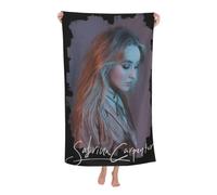Women Men Carpenter Singer Sabrina Bath Towel superfine fiber Beach Towel Highly Absorbent Soft Towel 32x52in for Travel Pool Bathroom Daily Use Gift for boys and girls
