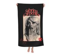 Women Men Carpenter Singer Sabrina Bath Towel superfine fiber Beach Towel Highly Absorbent Soft Towel 32x52in for Travel Pool Bathroom Daily Use Gift for boys and girls
