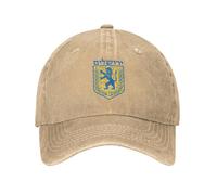 Women Men Cowboy Cap Israel Emblem of Jerusalem Outdoor Hat Adjustable Baseball Hat Lightweight Trucker Hat for Unisex Outdoor Travelling